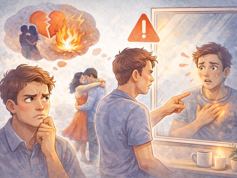 Když někdo žárlí, může si být nejistý sám sebou