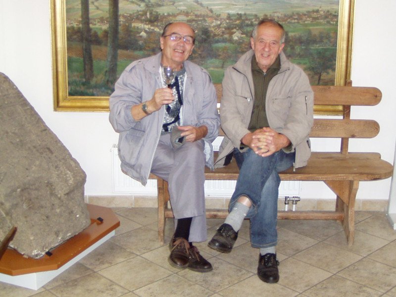 Jiří Páv (vpravo) s legendárním sedlčanským fotografem Ladislavem Hadrabou Jiří Páv (vpravo) s legendárním sedlčanským fotografem Ladislavem Hadrabou