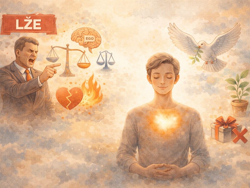 Vnitřní klid lze pěstovat i tehdy, kdy nám někdo lže do očí